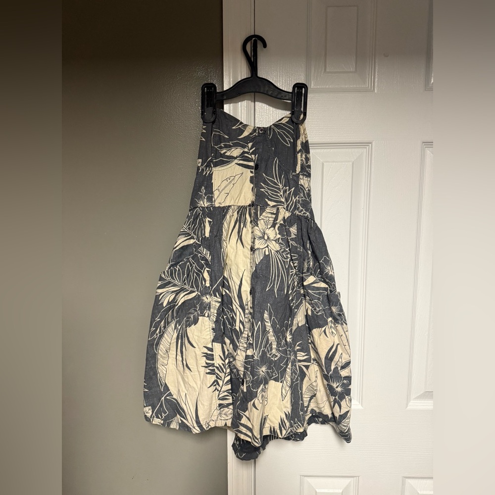 Billabong Strapless Flower Dress